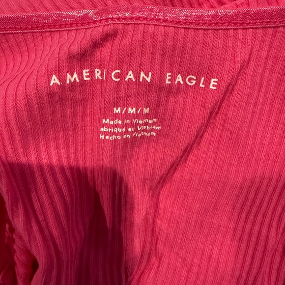 Red Ribbed Tank Top - Picture 3 of 3